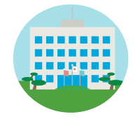 会社やサービスのキャッチフレーズなど 福島医療専門学校 日本語学科 学校の周辺